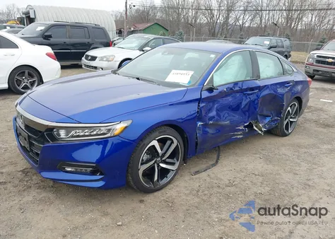 2020 Honda Accord Sport from USA, damaged, VIN 1HGCV1F33LA148147
